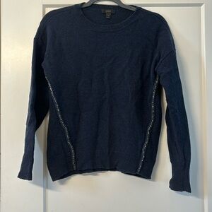 JCrew women’s rhinestone sweater